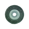 Pferd 10" Pipe Conditioning Brush - .020 CS Wire, 2" Keyed A.H., Multi-Section 82084